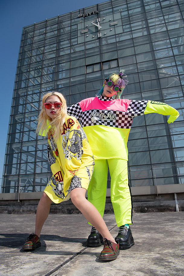 KEYI STUDIO captured Xin and Fat  - two individuals presenting their alternative fashion style strongly connected to underground club culture