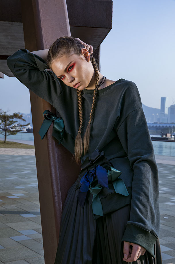 Fashion photographers Izabella Chrobok and Grzegorz Bacinski created fashion editorial publication for HAUTE PUNCH magazine in China, Hong Kong